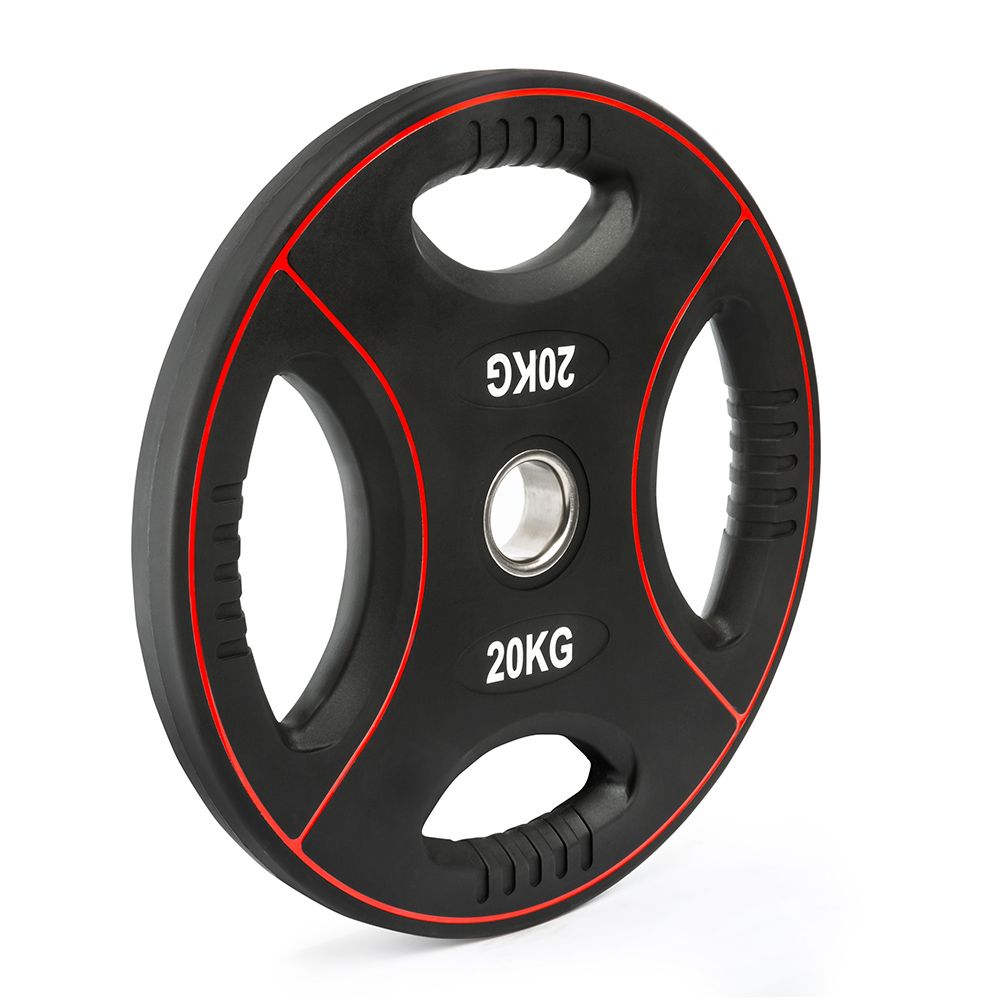 Vektskiver polyuretan 4-grep 50 mm pakke 125 kg bakside