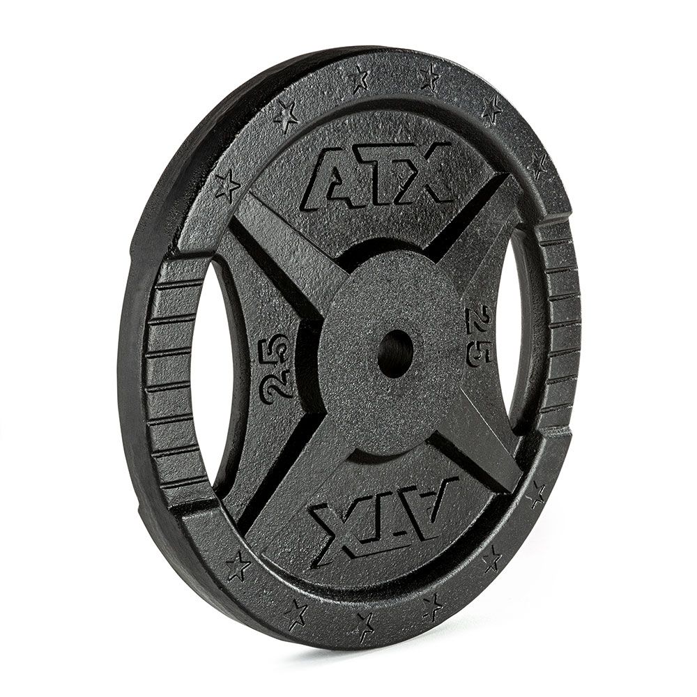 Vektskiver støpejern 2-grep 30 mm 1,25 kg bakside ATX