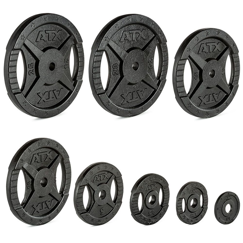 Vektskiver støpejern 2-grep 30 mm 25 kg detalj ATX