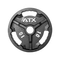 Vektskiver støpejern 50 mm 10 kg Ø31 cm - ATX forfra