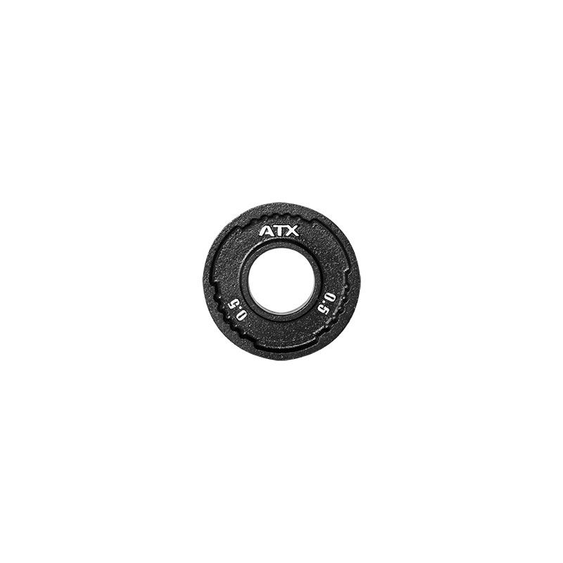 Vektskiver støpejern 50 mm huldiameter 0,5 kg ATX for treningsutstyr