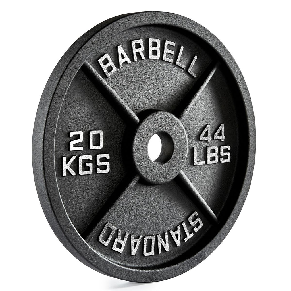 Vektskiver i støpejern 50 mm 20 kg front
