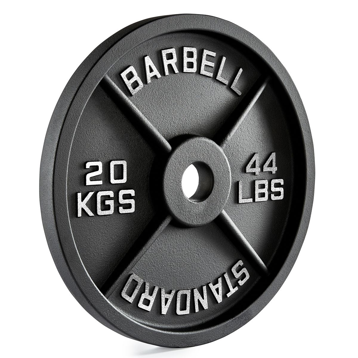 Vektskiver i støpejern 50 mm 20 kg front
