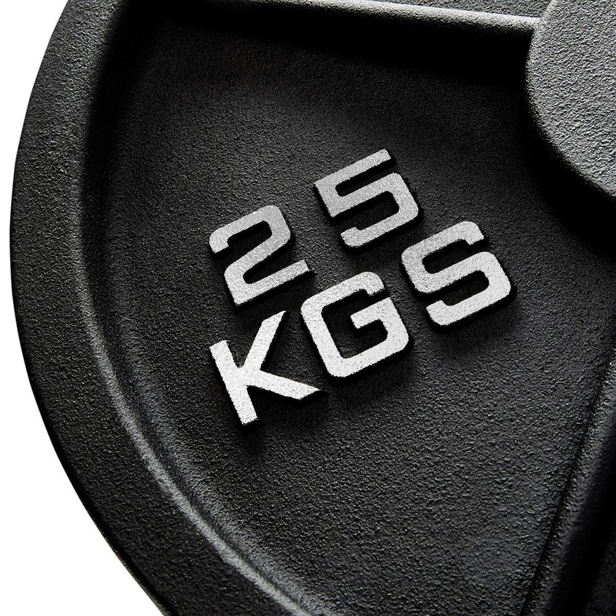 Vektskiver i støpejern 50 mm 5 kg detalj