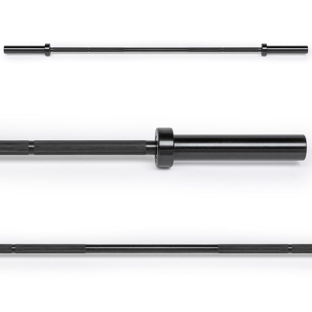 Vektstang 185 cm 50 mm black oxid med kulelager Athletic Series bakside