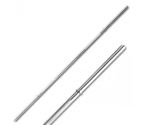 Vektstang 30 mm x 183 cm glatt hylse 200 kg kapasitet forfra