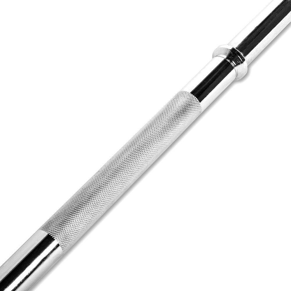Vektstang 30 mm x 150 cm glatt feste 7 kg krom bakside
