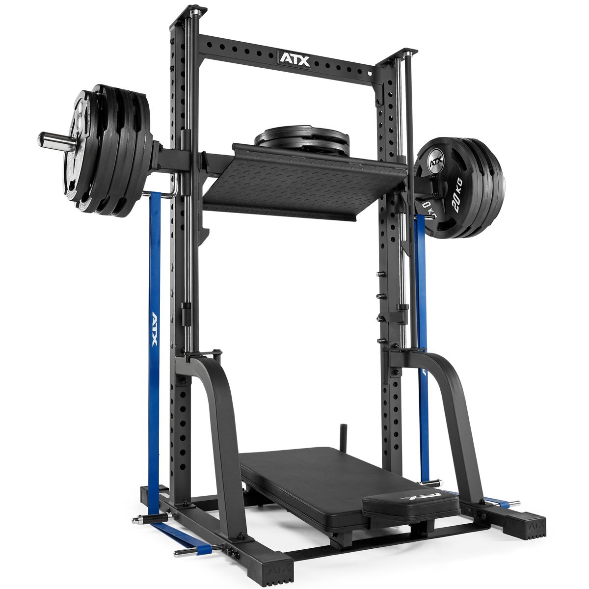 Vertikal beinpress 350 kg belastning EN 20957-sertifisert - ATX forfra