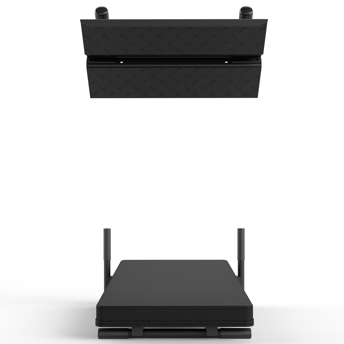 Bruksbilde av Vertikal beinpress-tilvalg for Smith Machine