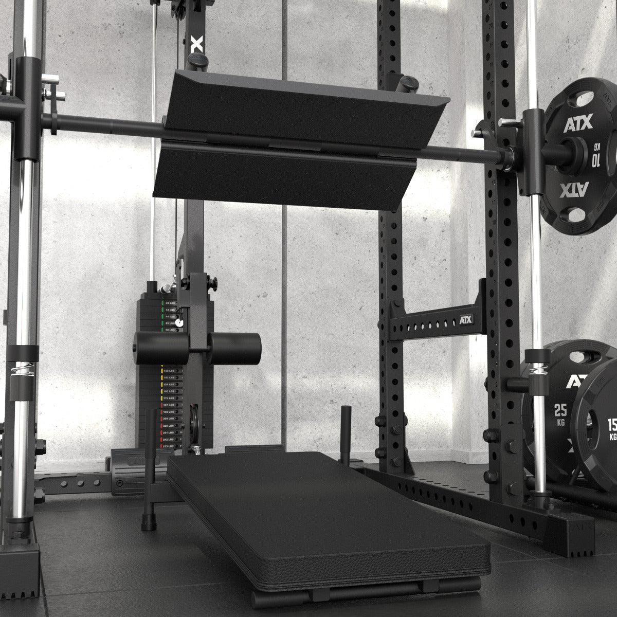 Oversikt over Vertikal beinpress-tilvalg for Smith Machine komponenter