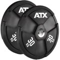 Wagon Wheel vektskiver 2 x 30 kg helgummi forfra