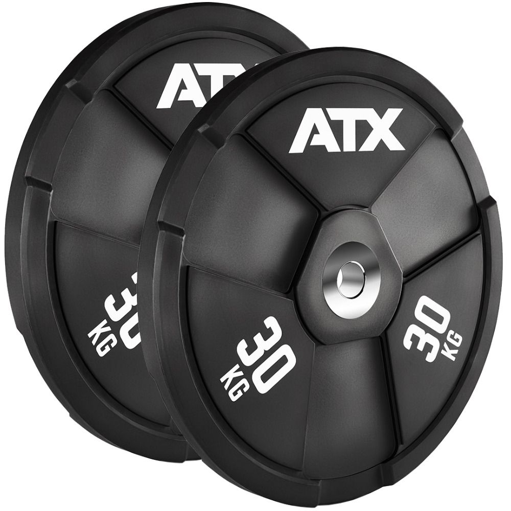 Wagon Wheel vektskiver 2 x 30 kg helgummi forfra