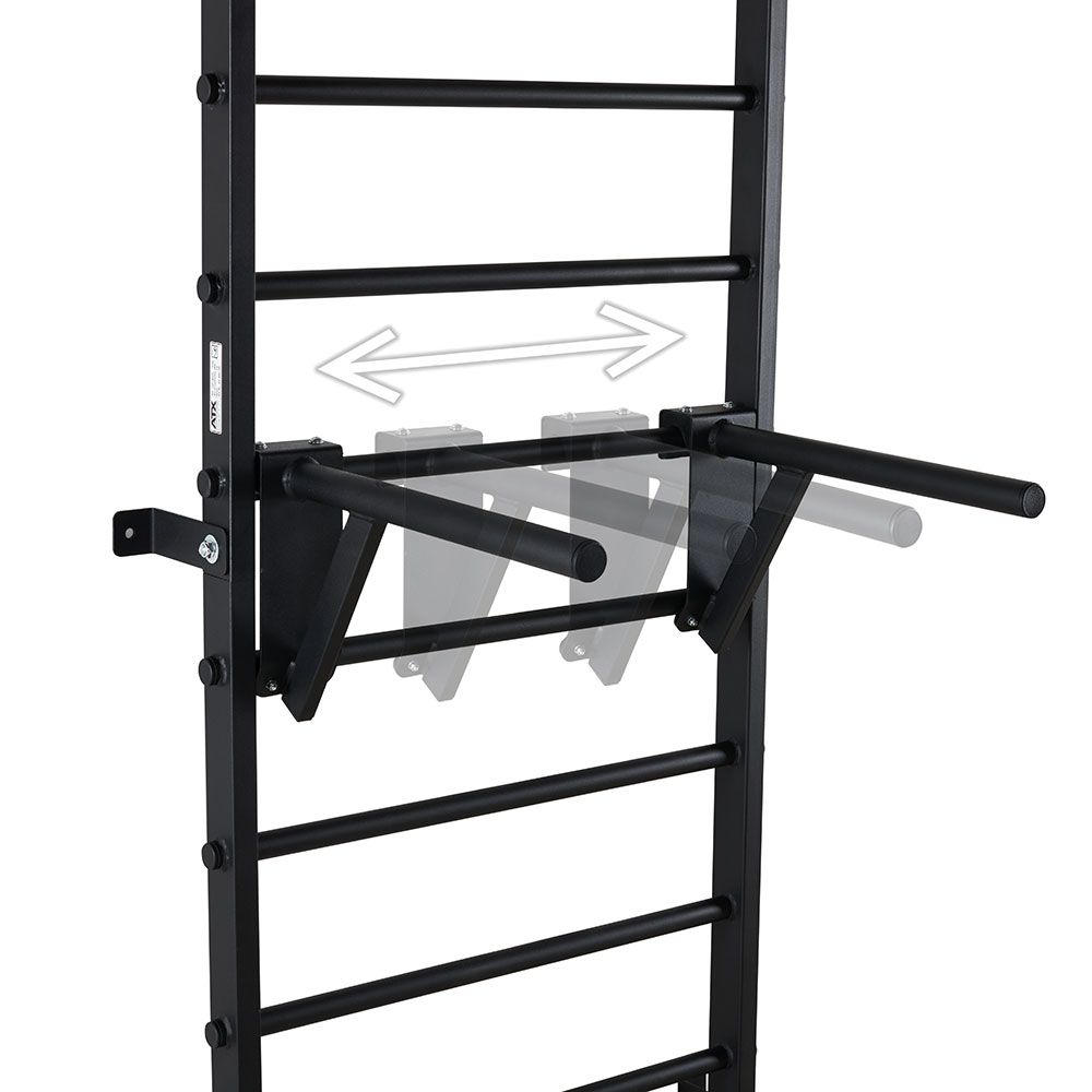 Wall Bar Gym 500 Dip Bar veggmontert 6 kg bakside