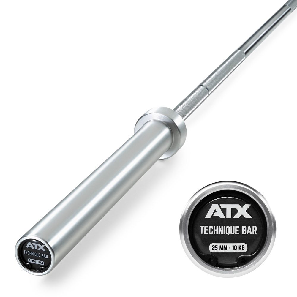 Weightlifting Technique Bar 10 kg 2200 mm 25 mm grep forfra