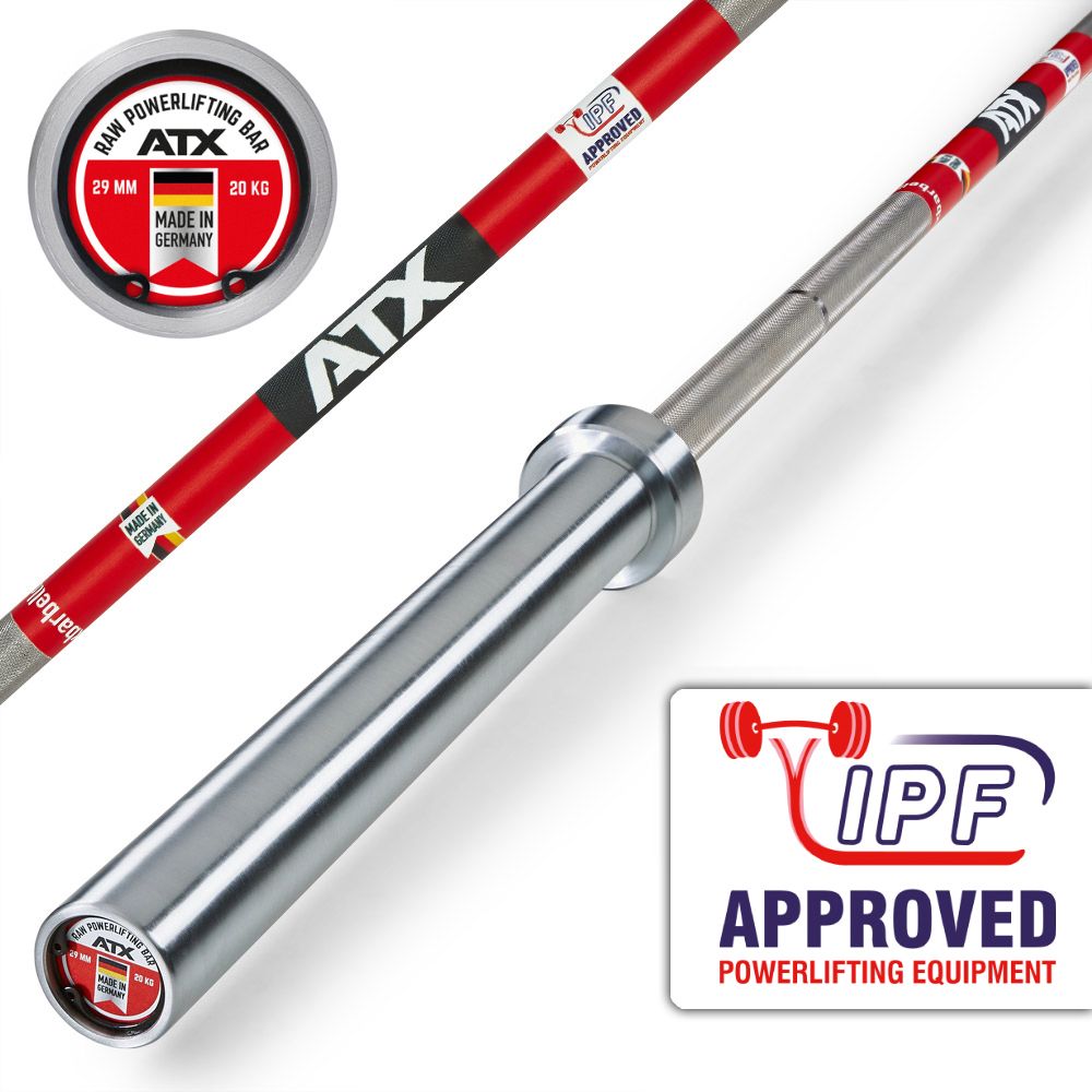 XTP powerlifting bar Typ 400 forfra