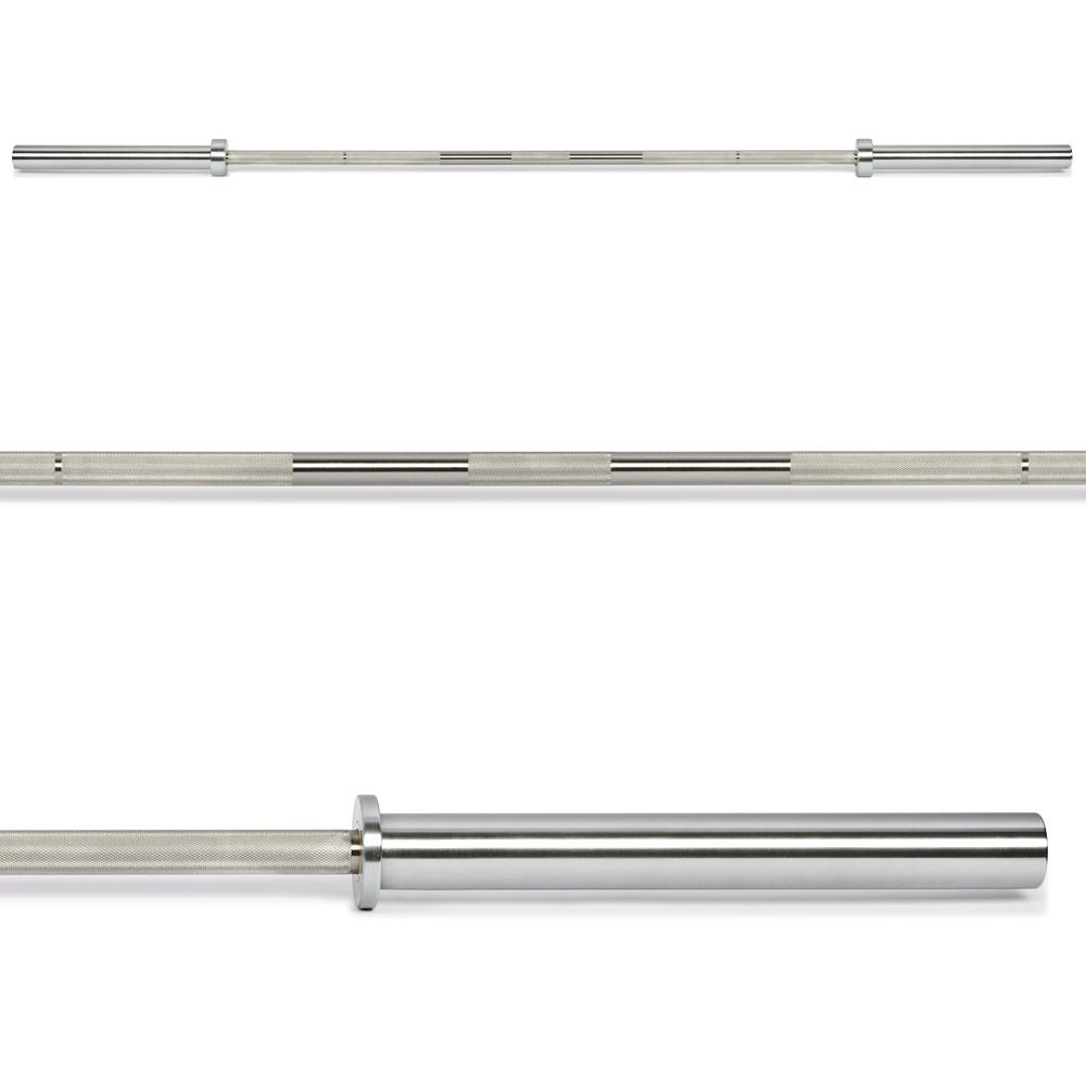 XTP® Raw Powerlifting Bar 20 kg 29 mm IPF-merking bakside